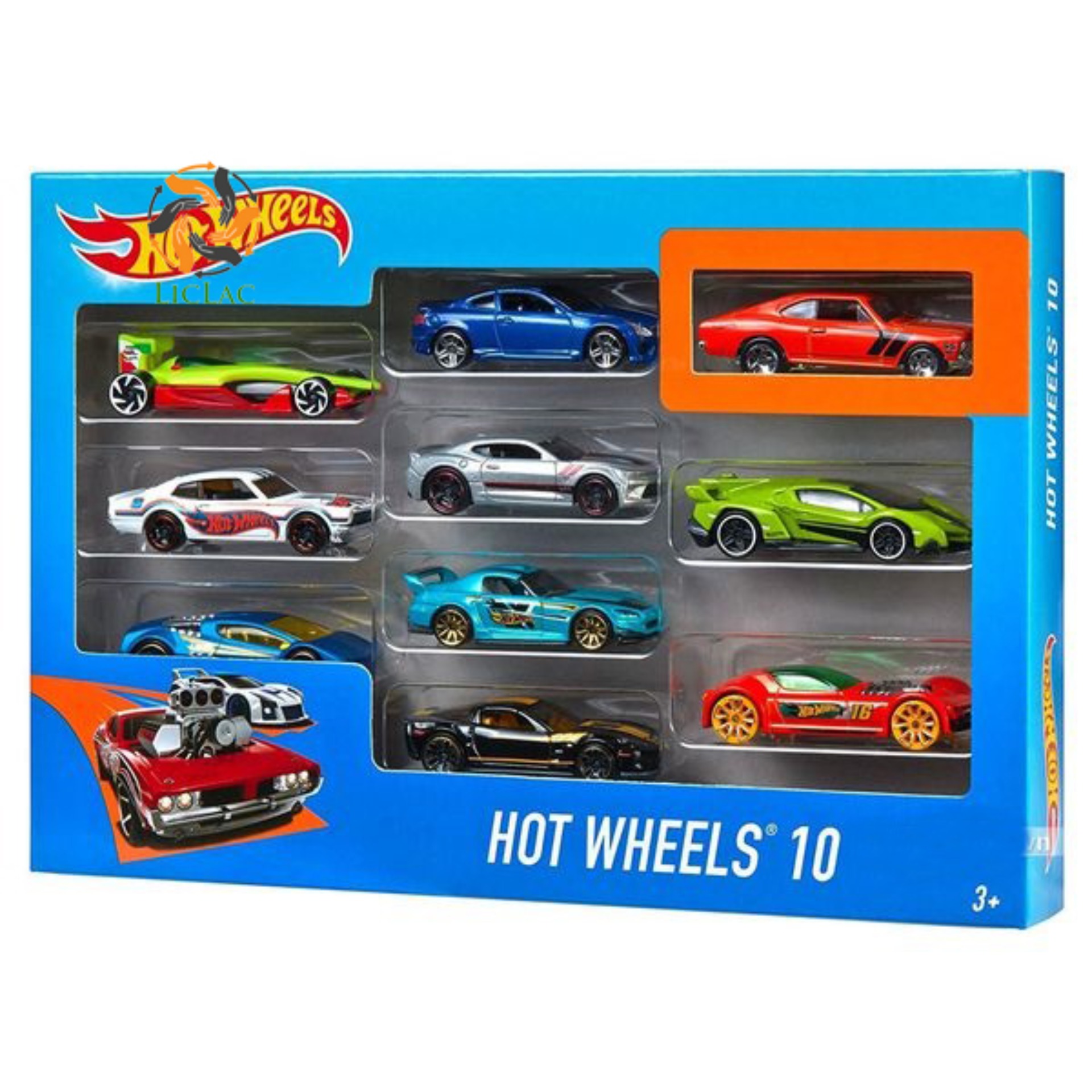 Bộ 10 Xe Mô Hình Hotwheel Kim Loại - Siêu Bền Siêu - Viet Opera